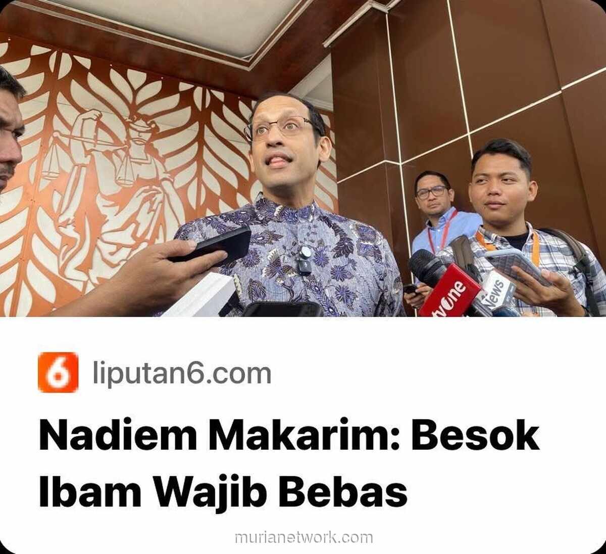 Nadiem Makarim dan Pertaruhan Besar di Balik Vonis Ibam
