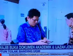 PTUN Tolak Banding UGM, Salinan Ijazah dan Transkrip Nilai Jokowi Tetap Informasi Terbuka