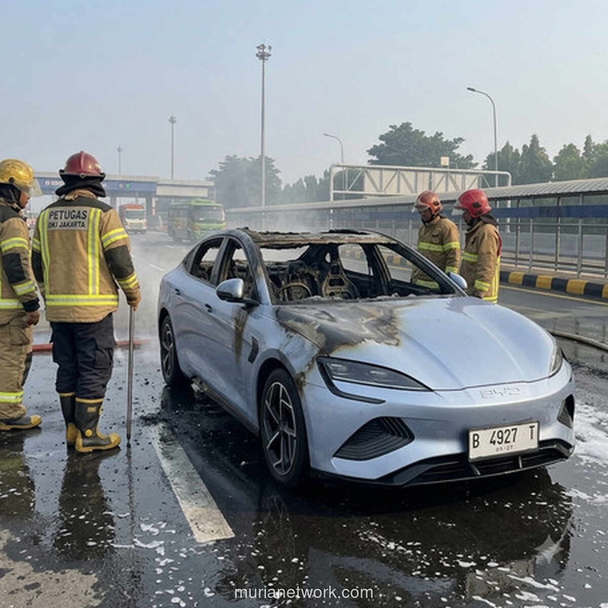 BYD Buka Suara soal Mobil Listriknya Terbakar di Tol Cikampek
