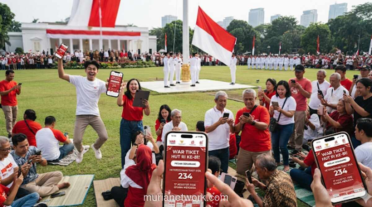Pemerintah Targetkan 8.100 Masyarakat Hadiri Upacara 17 Agustus di Istana Merdeka