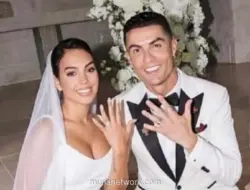 Cristiano Ronaldo Resmi Menikahi Georgina Rodriguez dalam Prosesi Privat di Portugal