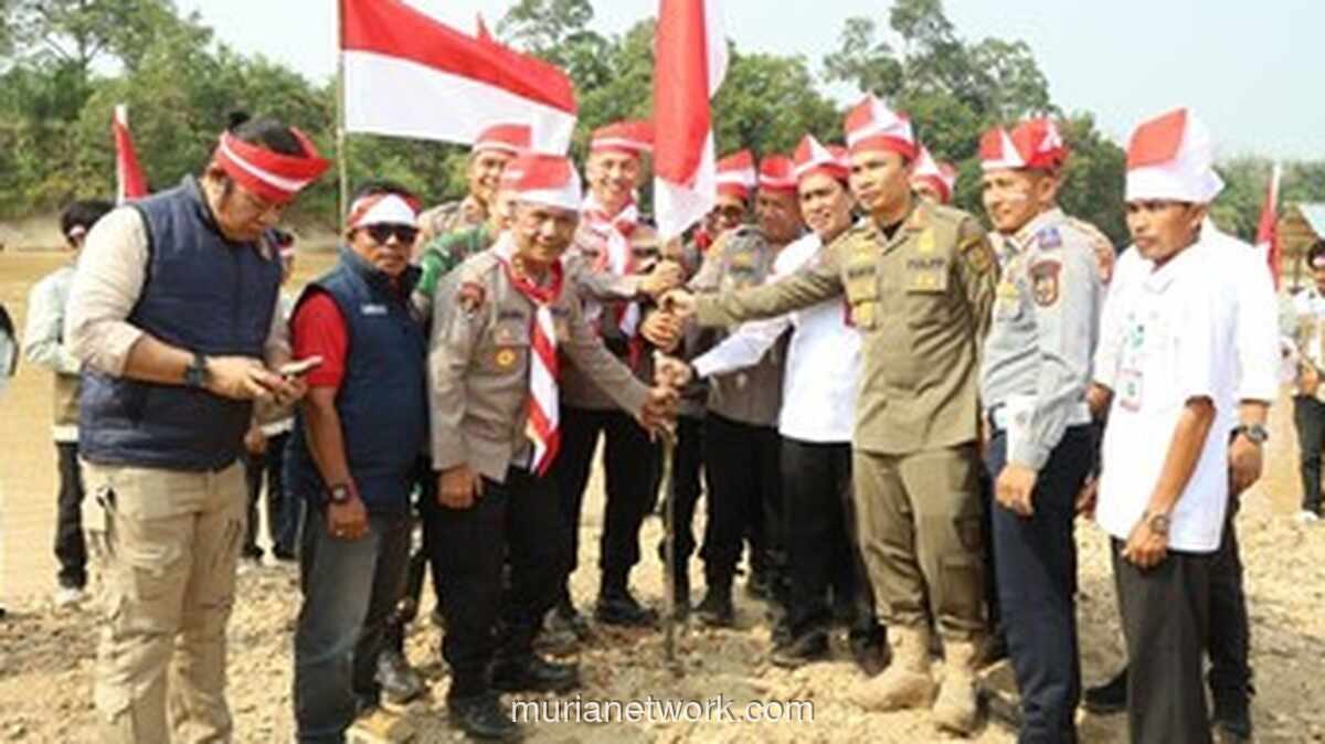 Ekspedisi Merah Putih Presisi di Kuansing: Tanam Pohon, Kibarkan Bendera, dan Tebar Bantuan Sosial