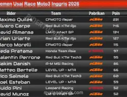 Kemenangan Almansa di Silverstone Mengubah Peta Klasemen Moto3 Inggris 2026