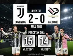 Juventus Kalahkan Palermo 2-0 dalam Uji Coba Pramusim