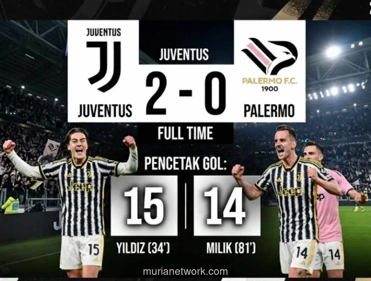 Juventus Kalahkan Palermo 2-0 dalam Uji Coba Pramusim