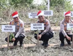 Ekspedisi Merah Putih Presisi di Rohil: Tanam 810 Mangrove dan Salurkan Bantuan untuk Warga Pesisir