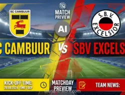 Excelsior Hancurkan Cambuur 3-0 di Laga Perdana Eredivisie