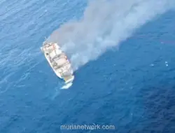 KMP Putri Yasmin Terbakar di Selat Lombok, Satu Penumpang Tewas
