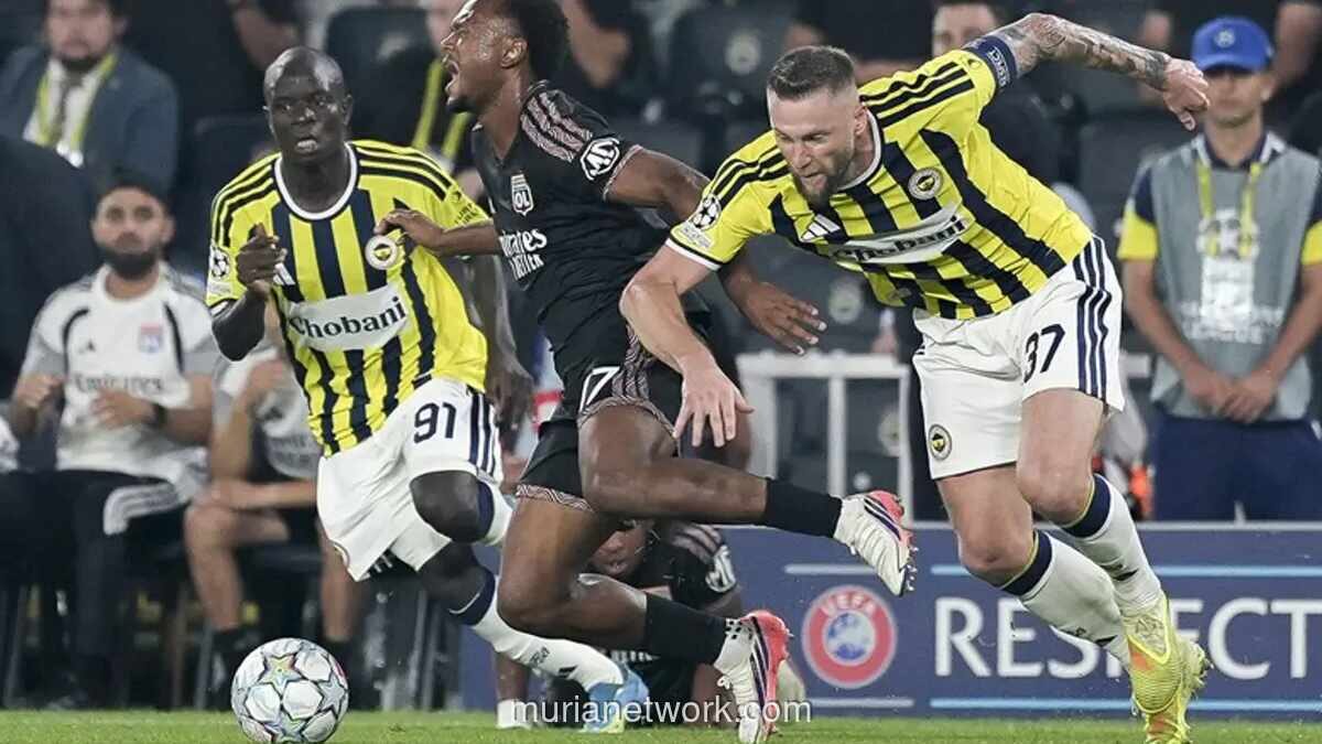 Fenerbahce dan Lyon Imbang 1-1 di Leg Pertama Playoff Liga Champions