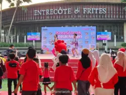 Fun Sport Meriahkan Kreasi Anak untuk Negeri, Orang Tua dan Anak Kompak Joget Bareng