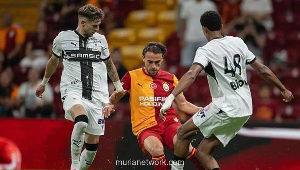 Galatasaray Ditahan Imbang Rennes 2-2 dalam Uji Coba di Istanbul