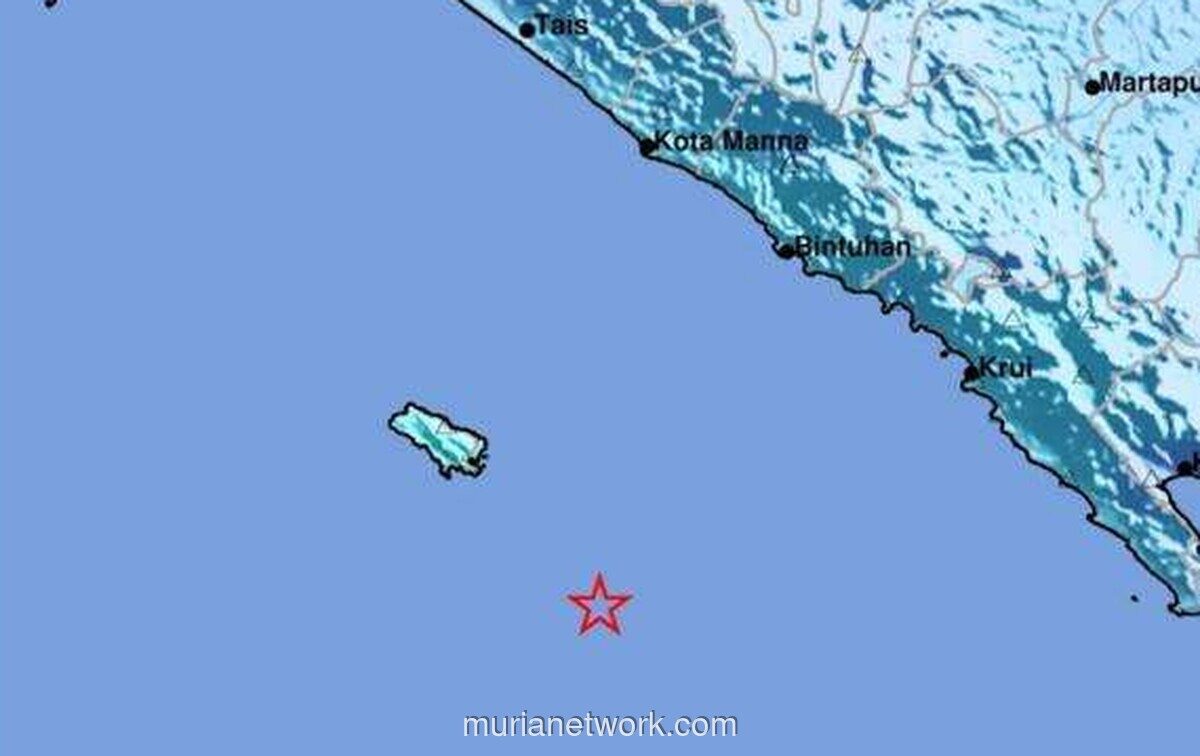 Gempa M5,2 Guncang Bengkulu Utara, BMKG: Akibat Subduksi
