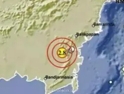 Gempa Magnitudo 2,8 Guncang Tabalong, Kalimantan Selatan
