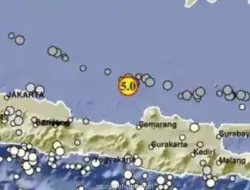 Gempa Magnitudo 5,0 Guncang Jepara, BMKG Pastikan Tidak Berpotensi Tsunami