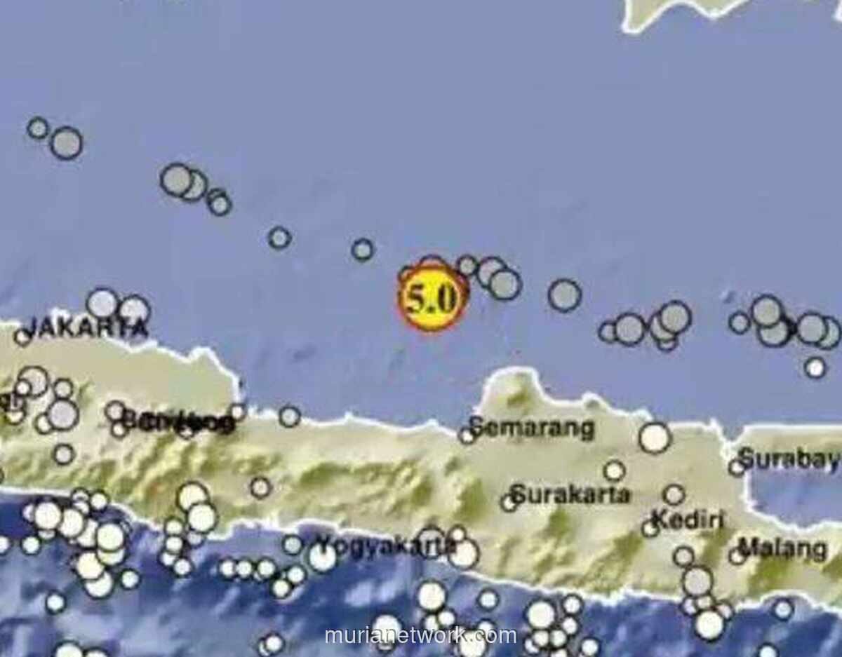 Gempa Magnitudo 5,0 Guncang Jepara, BMKG Pastikan Tidak Berpotensi Tsunami