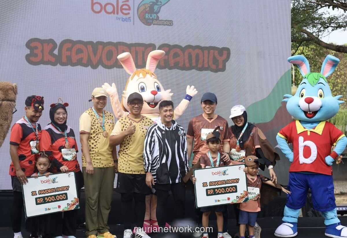 Run For Animals 2026 di TMII: Ribuan Pelari dan Karakter Bobo Bersatu untuk Konservasi Satwa