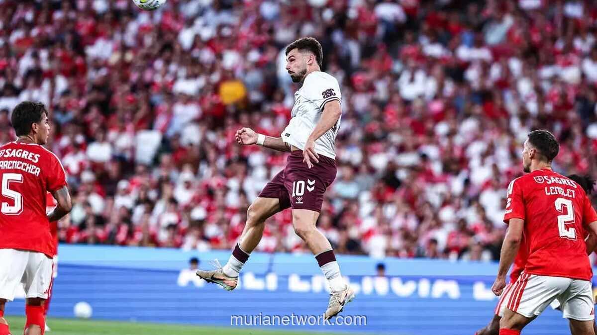 Hearts Takluk 1-6 di Kandang Benfica, Braga: Kami Kebobolan karena Kualitas Mereka di Depan