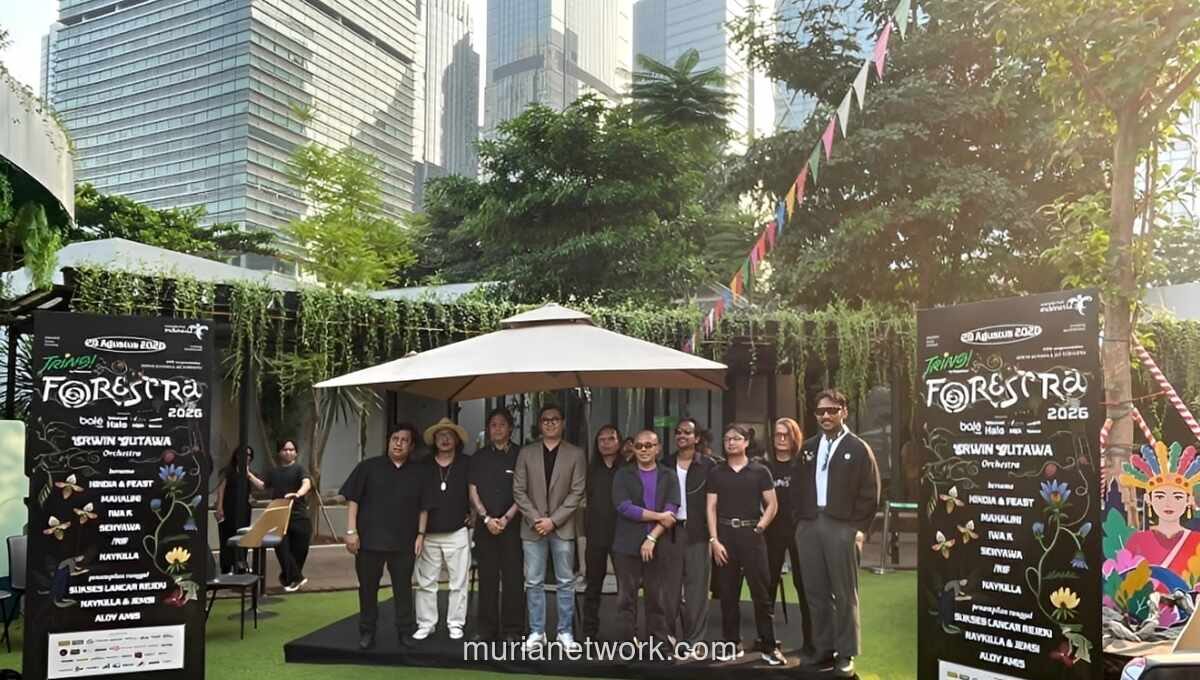 Hindia dan .Feast Akui Gugup Tampil Bareng Erwin Gutawa di Forestra 2026