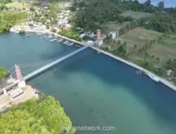 Kementerian PU Rampungkan Jembatan Gantung Geser Pertama di Indonesia