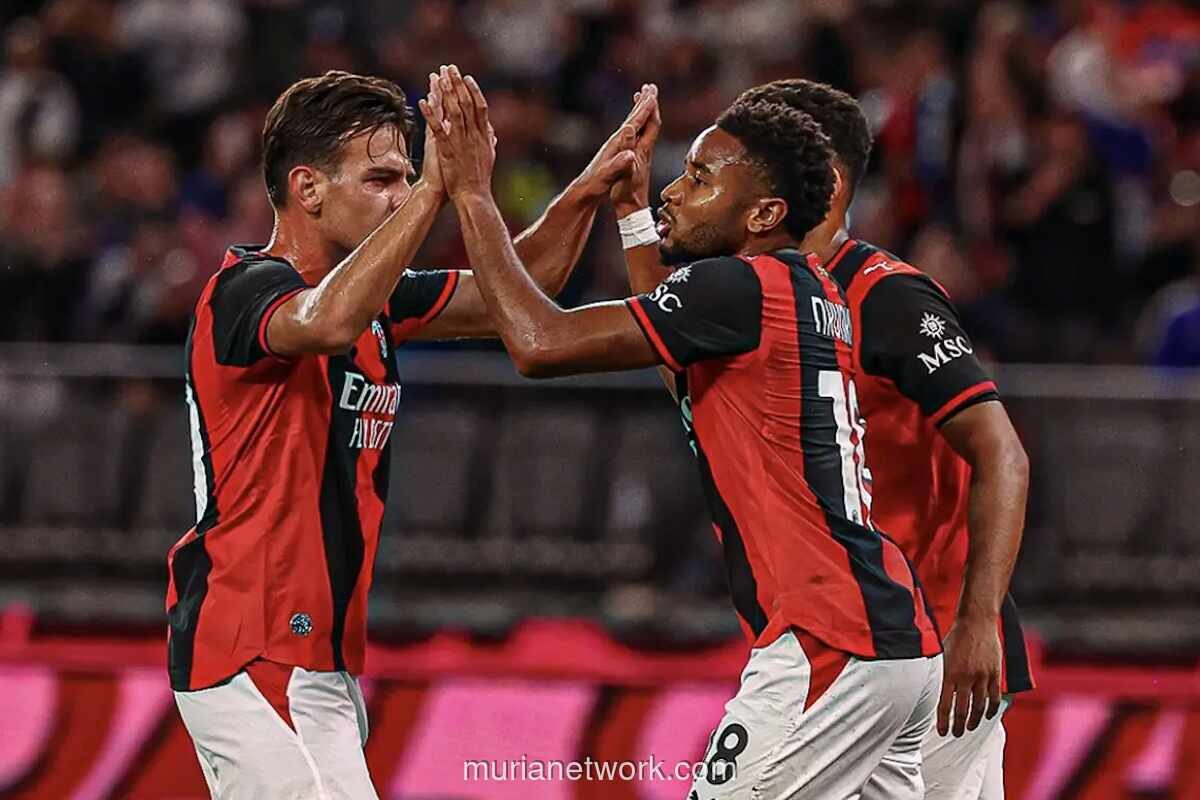 Penalti Nkunku Selamatkan AC Milan dari Kekalahan di Derby Melawan Inter