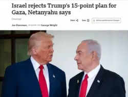 Netanyahu Tolak Rencana Perdamaian 15 Poin Trump untuk Gaza