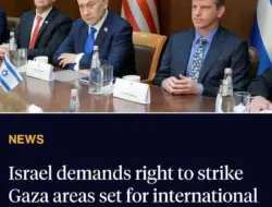 Israel Ajukan Keberatan Resmi atas Rencana Perdamaian Gaza Bentukan Trump