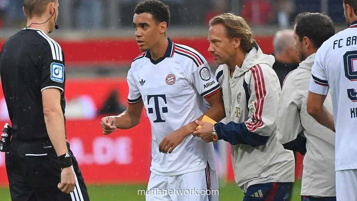 Jamal Musiala Kembali Ambruk di Lapangan, FC Bayern Pastikan Kondisinya Stabil