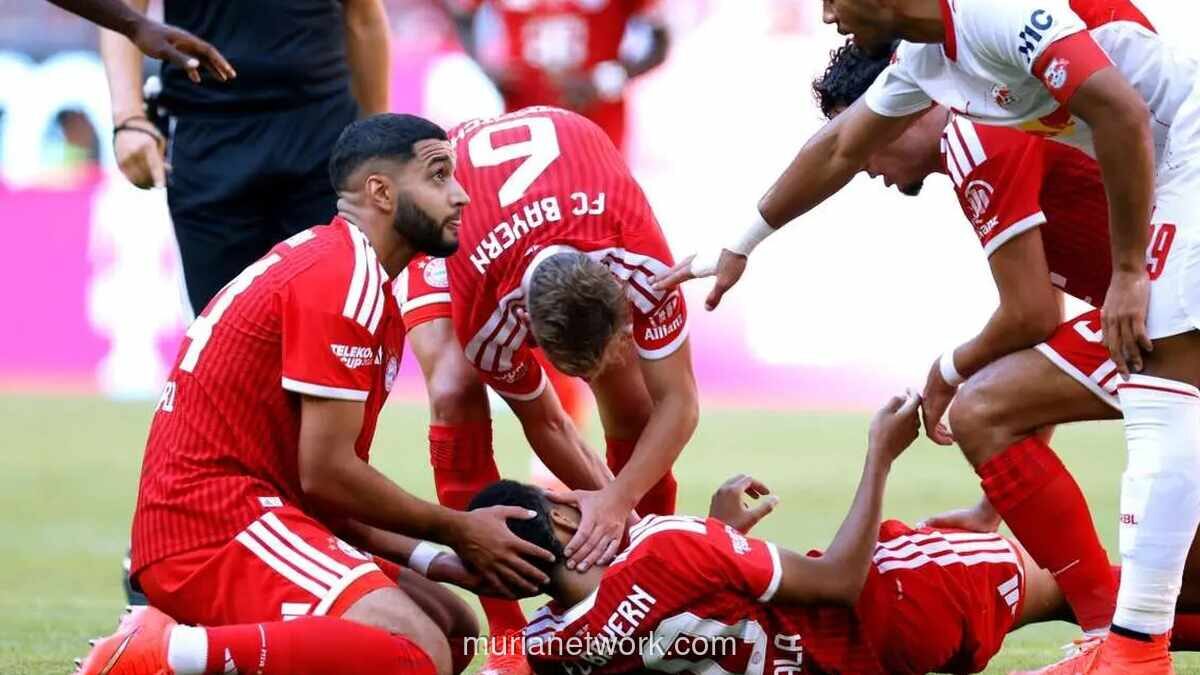 Jamal Musiala Pingsan Usai Cetak Gol, Bayern Menang atas Leipzig