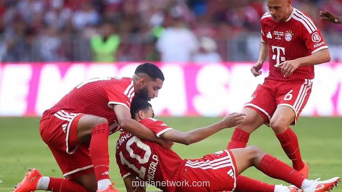 Jamal Musiala Pingsan di Laga Pramusim Bayern Munich akibat Panas Ekstrem