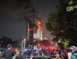 Jalan Abdul Muis Ditutup Usai Kebakaran di Gedung Bapenda DKI