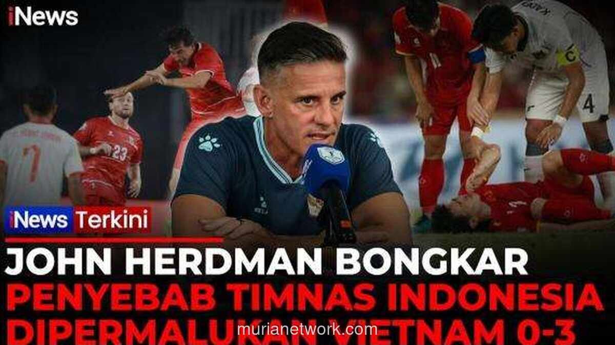 Timnas Indonesia Kalah dari Vietnam, Herdman Soroti Manajemen Laga dan Cedera Marcelino
