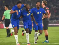 JDT Tahan Imbang Chelsea 3-3 dalam Laga Pramusim di Malaysia
