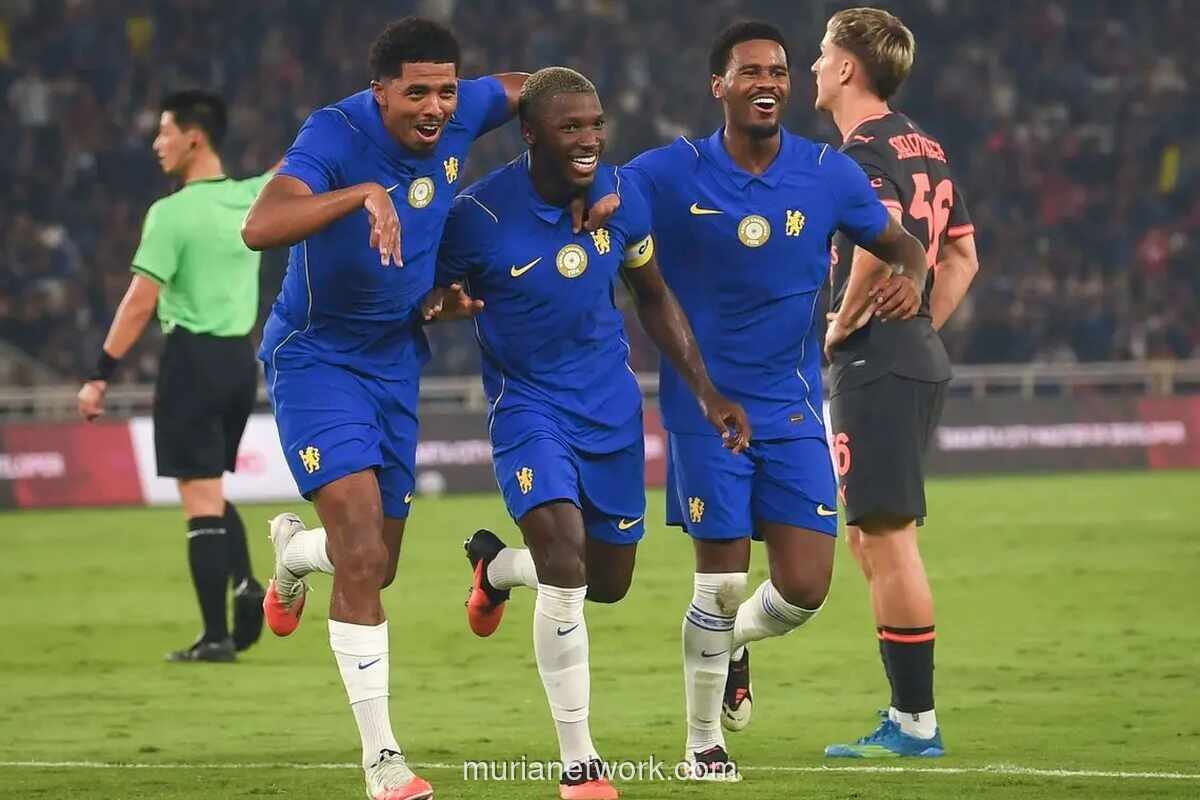 JDT Tahan Imbang Chelsea 3-3 dalam Laga Pramusim di Malaysia