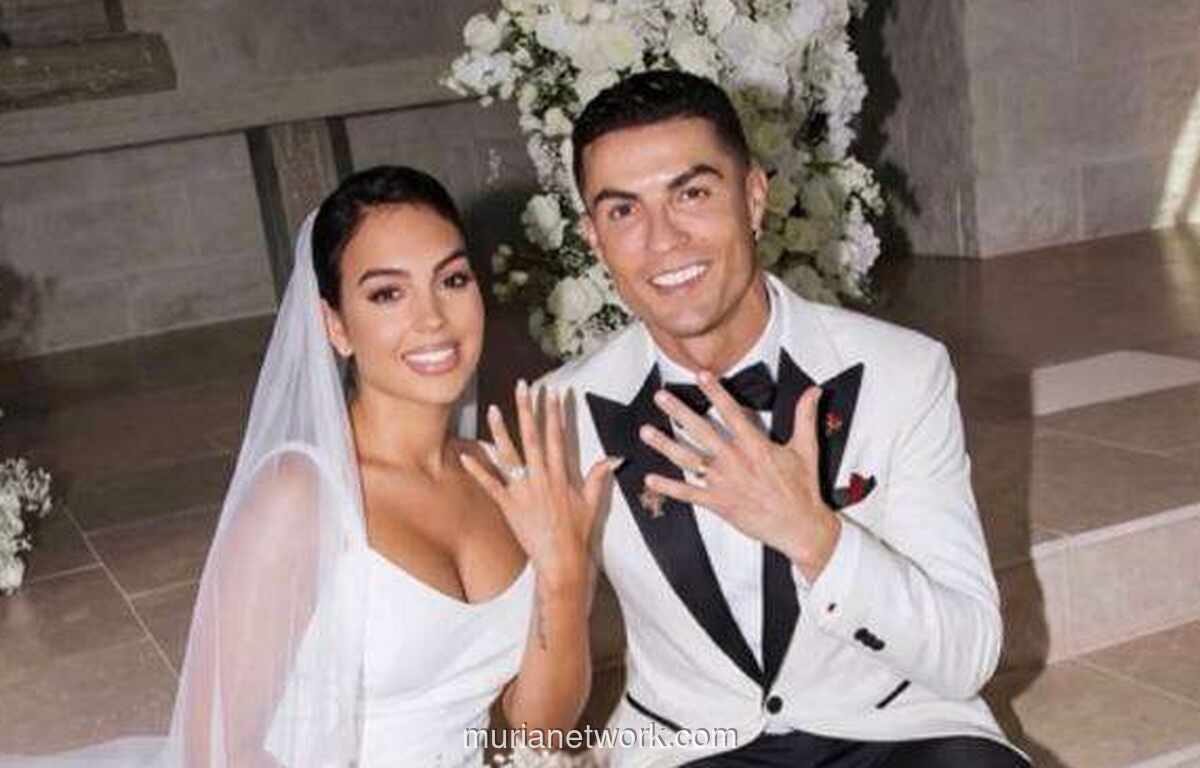 Cristiano Ronaldo dan Georgina Rodriguez Resmi Menikah
