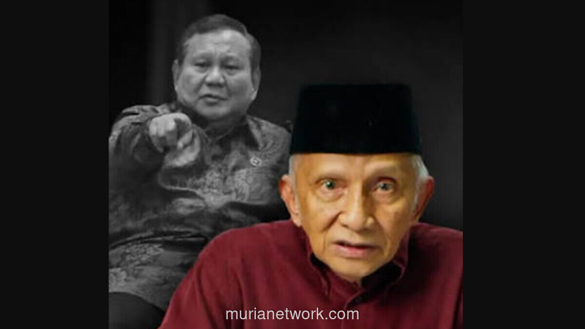 Amien Rais Ingatkan Prabowo soal Kedekatan dengan Trump