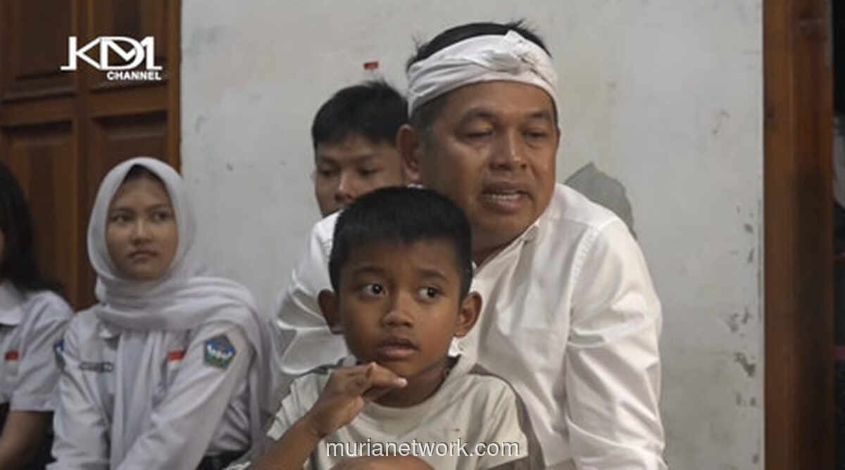 Gubernur Jabar Dedi Mulyadi Siap Biayai Pendidikan Empat Anak Aiptu Asep Korban Tabrak Lari