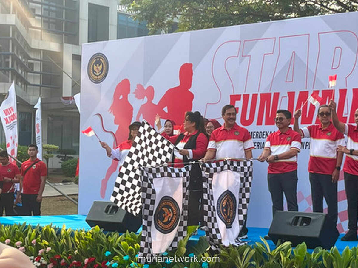 Kemenimipas Gelar Fun Walk, Donor Darah, hingga Layanan Paspor Sambut HUT ke-81 RI