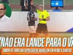 Kartu Merah Kontroversial Marllon Warnai Laga Remo vs Santos di Copa do Brasil