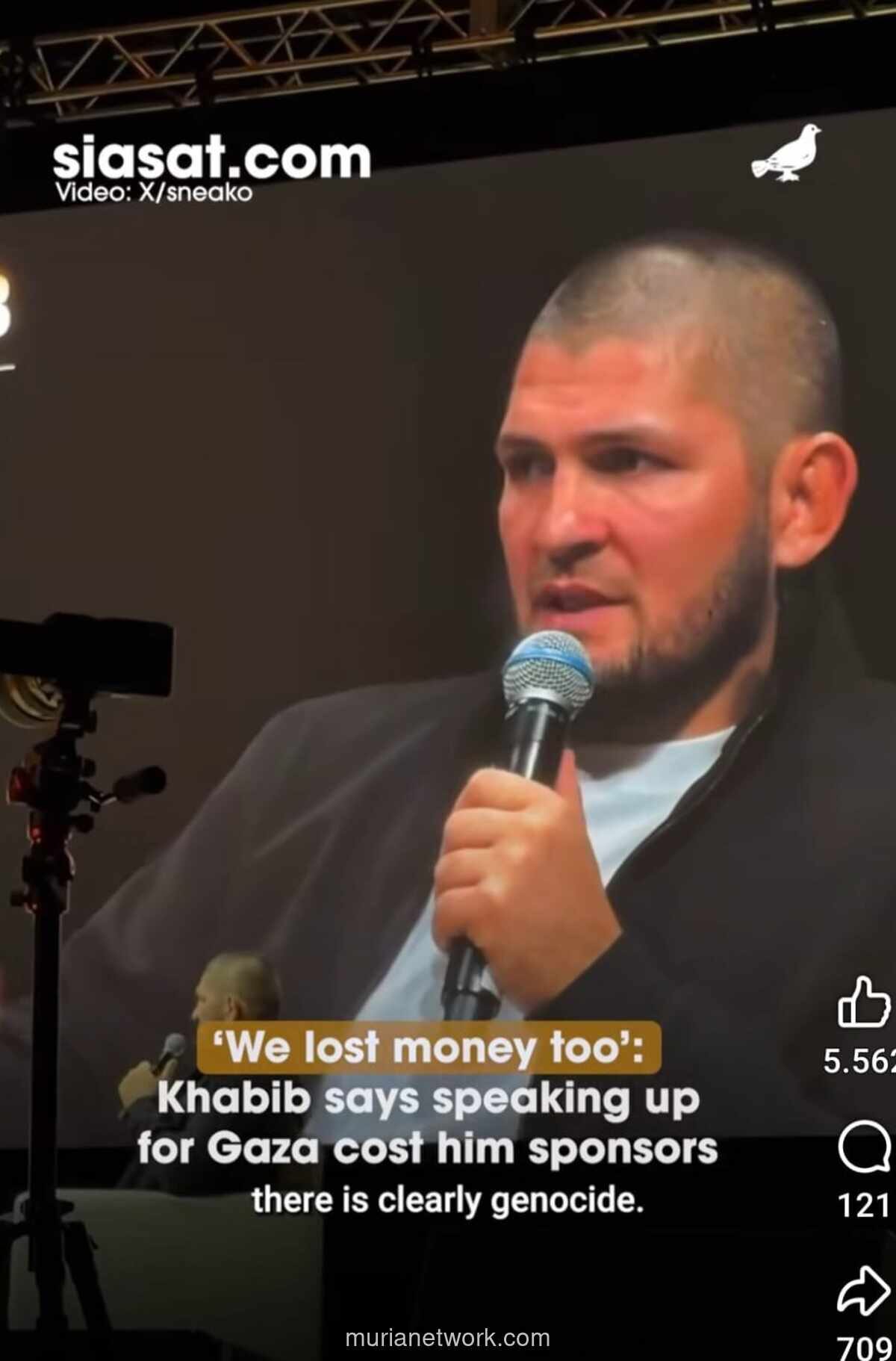 Khabib Nurmagomedov: Dukungan untuk Palestina Bikin Kehilangan Sponsor