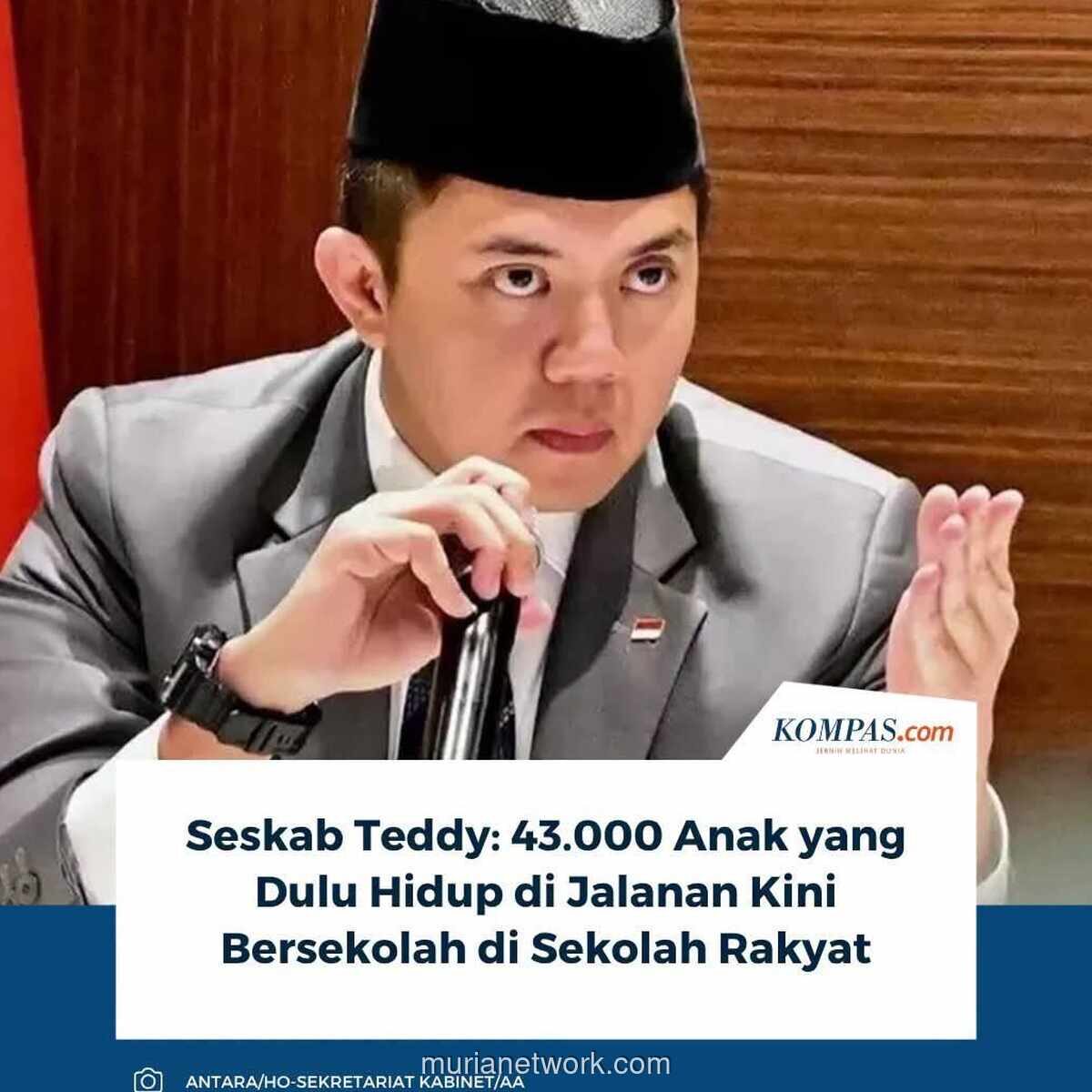 Klaim Seskab soal 43.000 Anak Jalanan Masuk Sekolah Rakyat Dipertanyakan