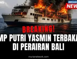 KMP Putri Yasmin Terbakar di Perairan Sekotong, Tim SAR Dikerahkan