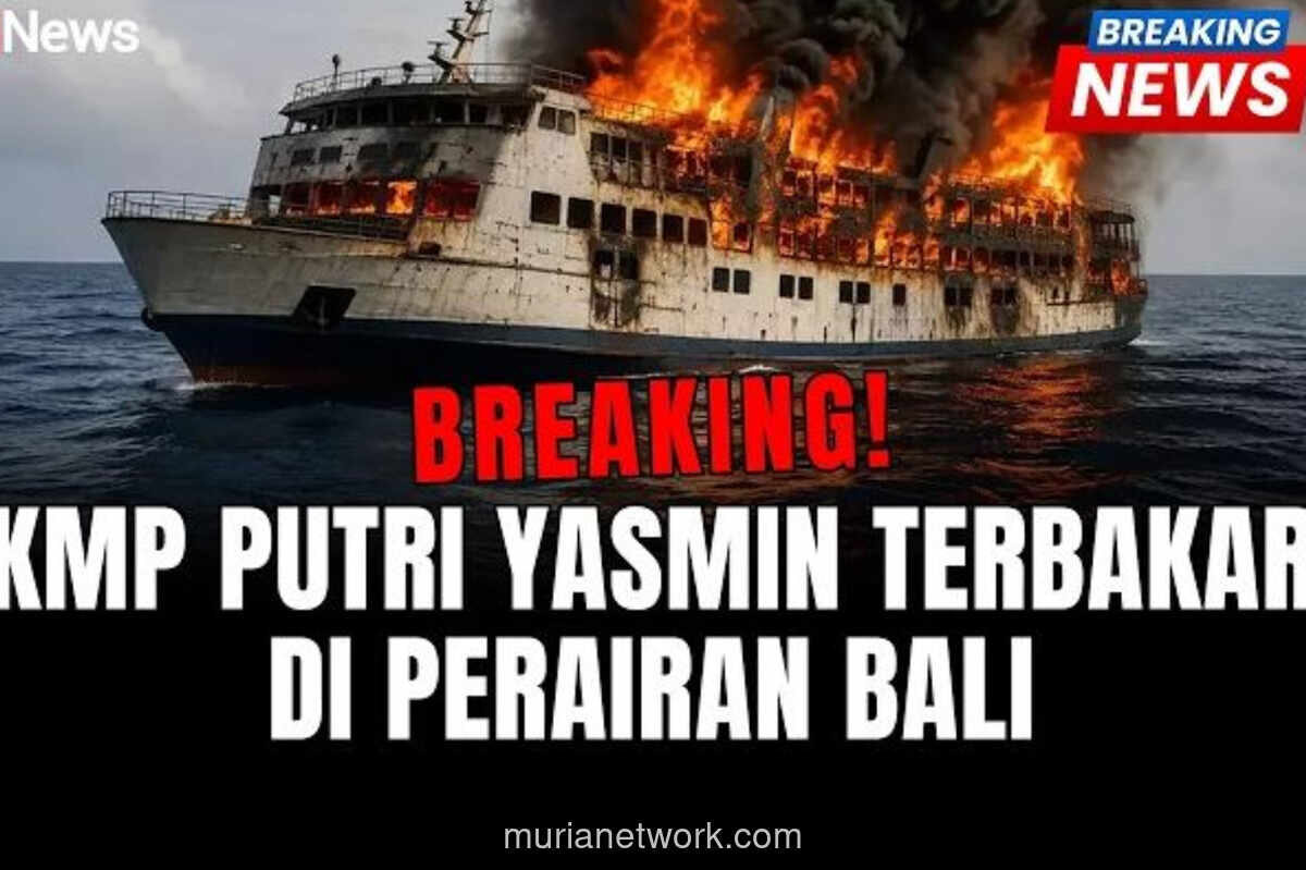 KMP Putri Yasmin Terbakar di Perairan Sekotong, Tim SAR Dikerahkan