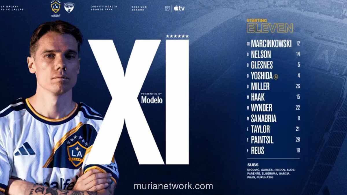 LA Galaxy Incar Kemenangan Perdana di Kandang untuk Hentikan Tren Negatif