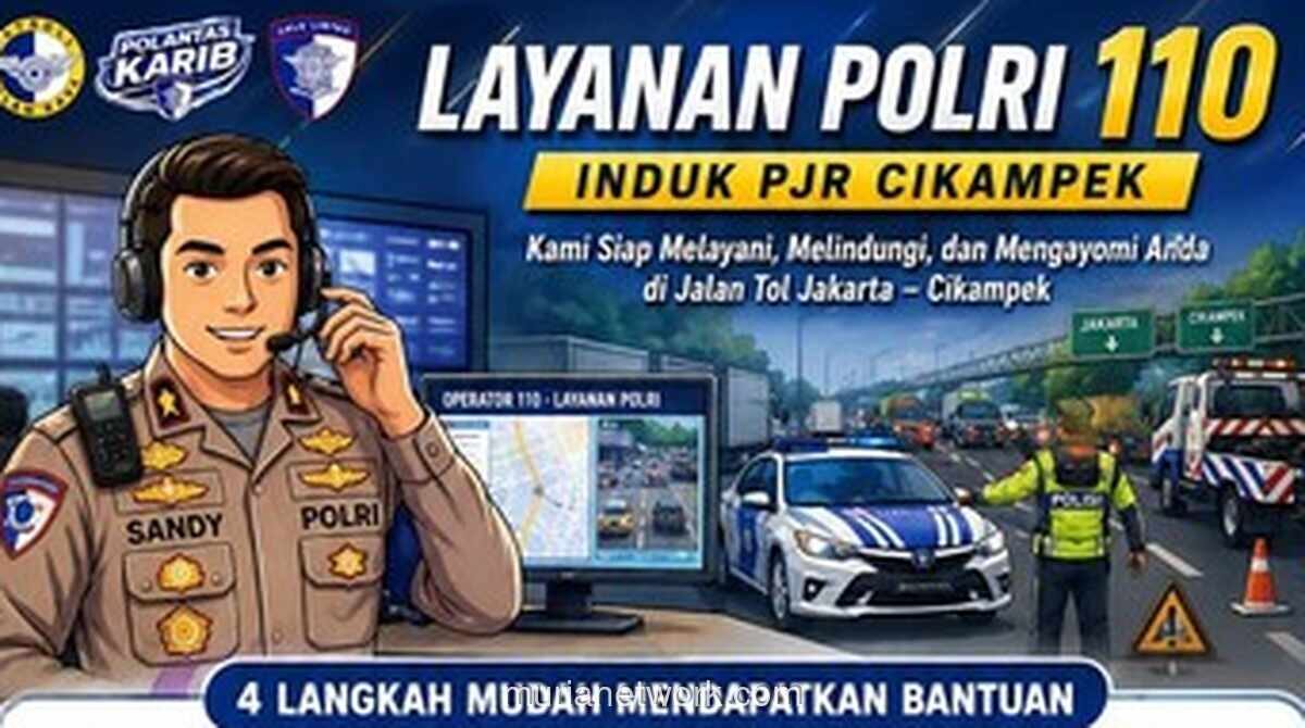 Layanan Polisi 110 Kini Terintegrasi di Tol Jakarta-Cikampek