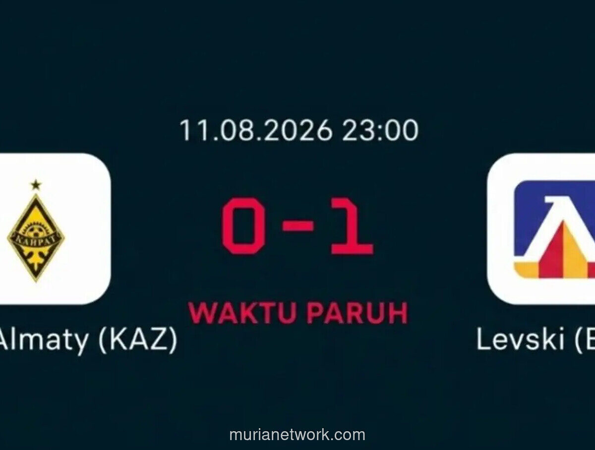 Levski Sofia Unggul 1-0 atas Kairat Almaty di Babak Pertama