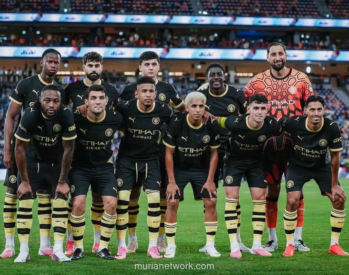 Manchester City dan Inter Milan Bermain Imbang 1-1 di Hong Kong