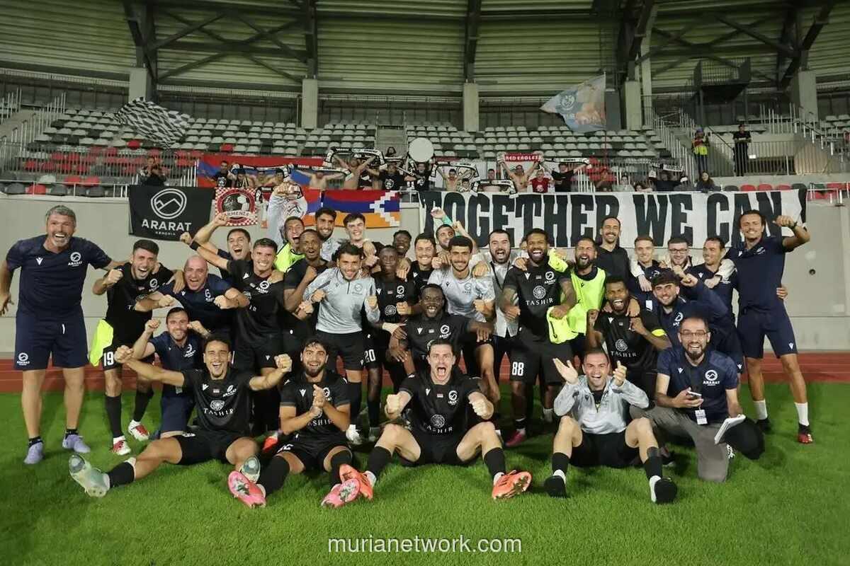 Badai Cedera Landa Ararat-Armenia Jelang Hadapi Celje di Kualifikasi Liga Champions