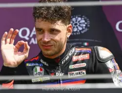 Bezzecchi Podium Ketiga di Silverstone, Aprilia Sapu Bersih Podium Sprint
