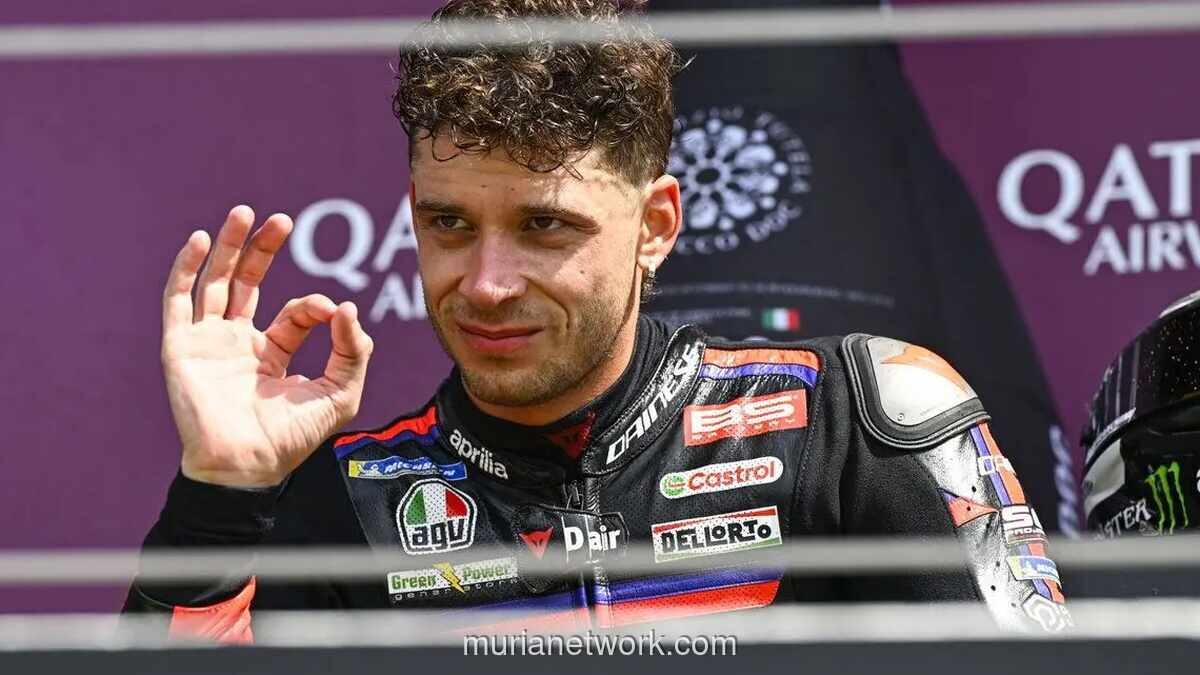Bezzecchi Podium Ketiga di Silverstone, Aprilia Sapu Bersih Podium Sprint