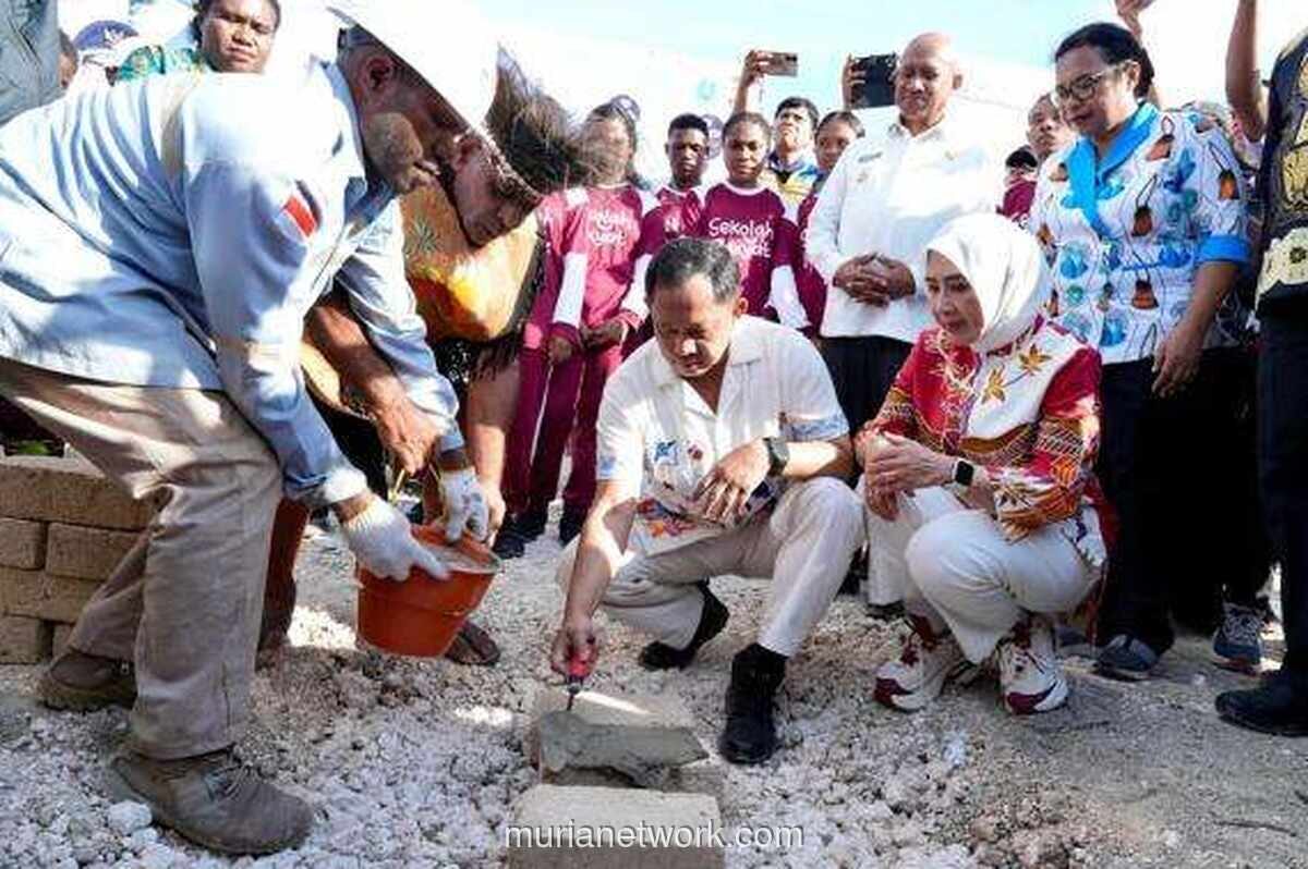 Mendagri Tito Groundbreaking Sekolah Rakyat di Biak Numfor, Dukung Program Prioritas Presiden